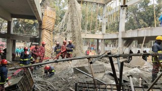 রাজশাহী বিশ্ববিদ্যালয়: ভবন ধসের তদন্ত শুরু হয়নি